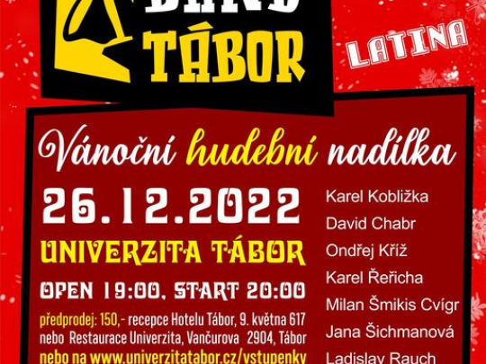 Music Band Tábor -  Vánoční hudební nadílka