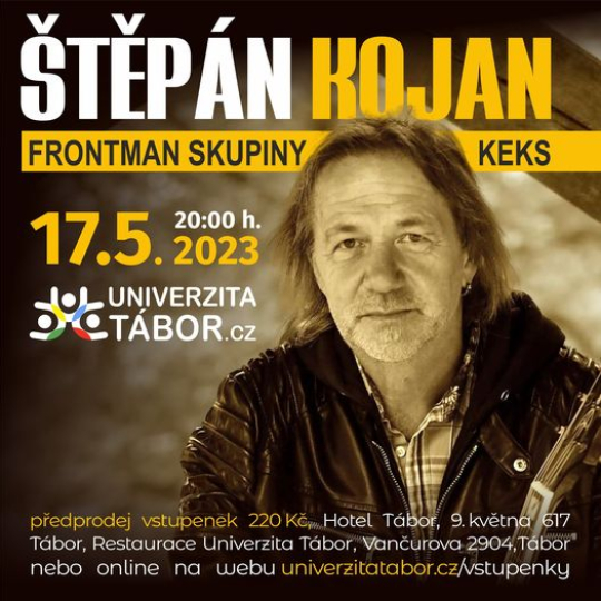 ŠTĚPÁN KOJAN  koncert frotmana kapely KEKS