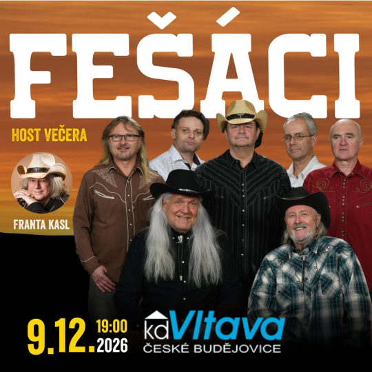 Fešáci - vánoční saloon KD Vltava České Budějovice