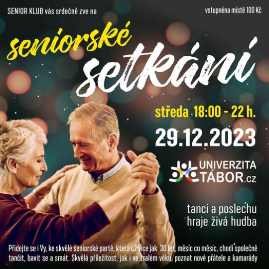 Seniorské setkání - Silvestrovská zábava