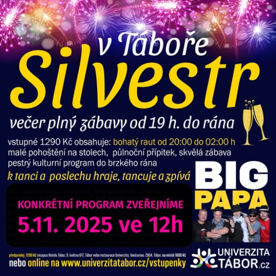 SILVESTR v TÁBOŘE